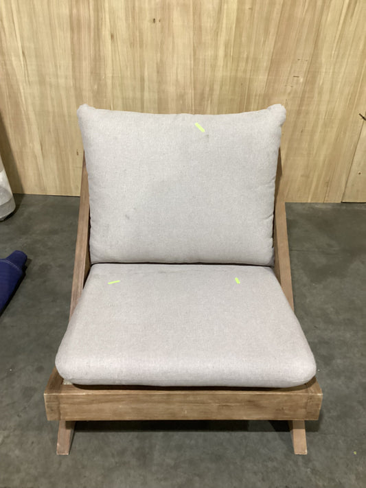 NSW CLN10763 Manly Outdoor Chair Armless Acacia Natural