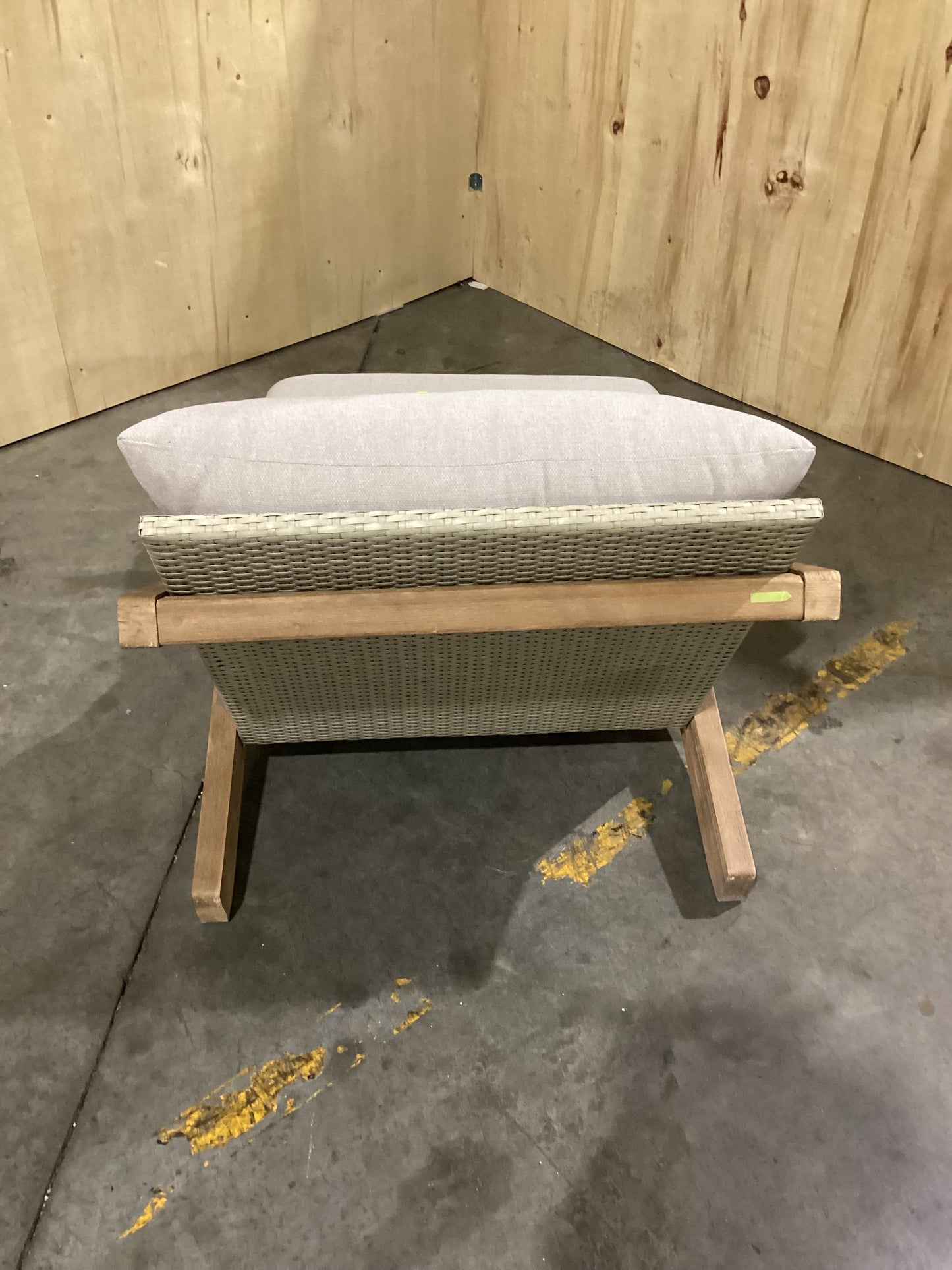 NSW CLN10762 Manly Outdoor Chair Armless Acacia Natural