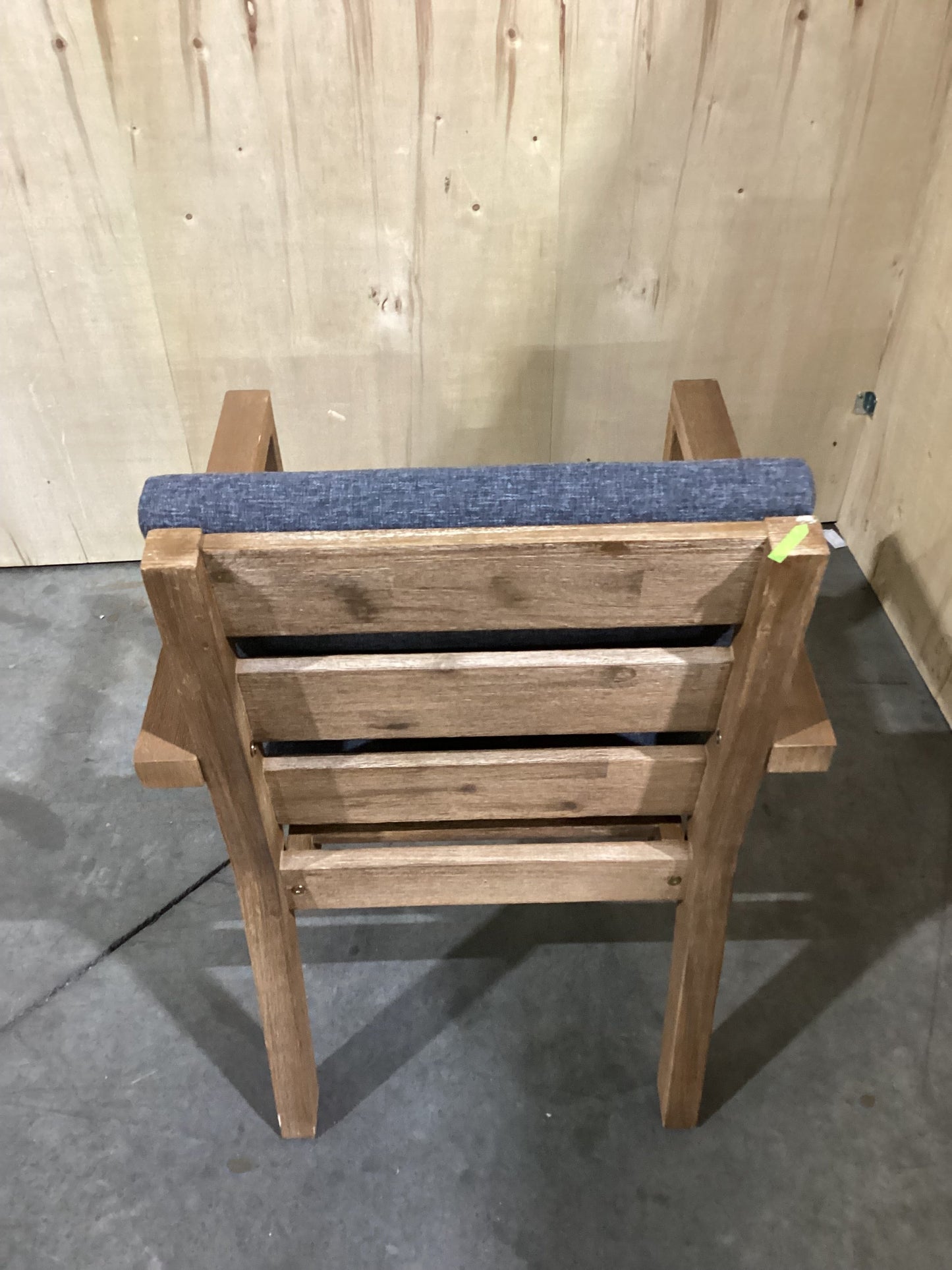 NSW CLN10768 Cannes Outdoor Dining Chair Acacia Charcoal MKII