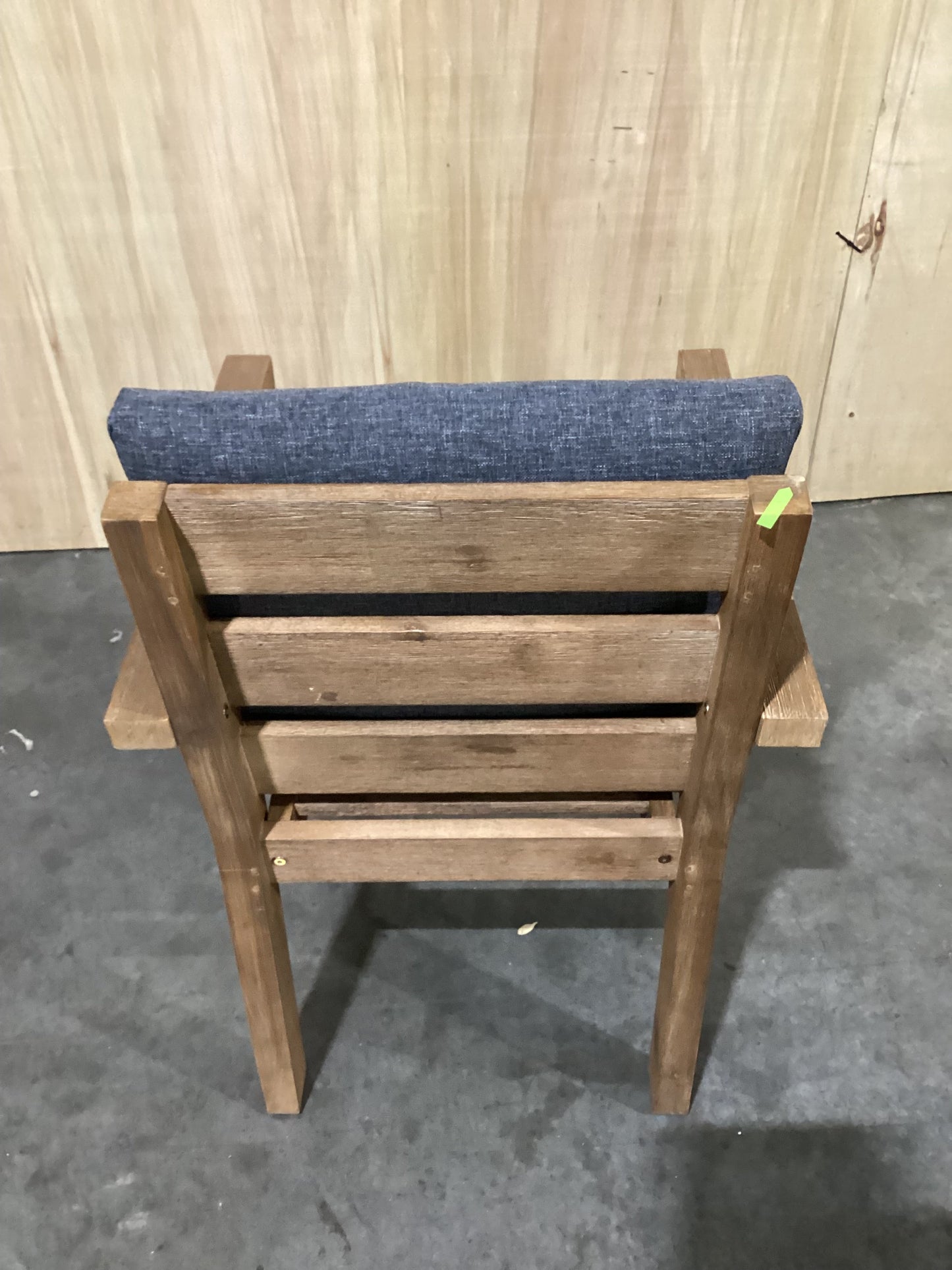 NSW CLN10771 Cannes Outdoor Dining Chair Acacia Charcoal MKII