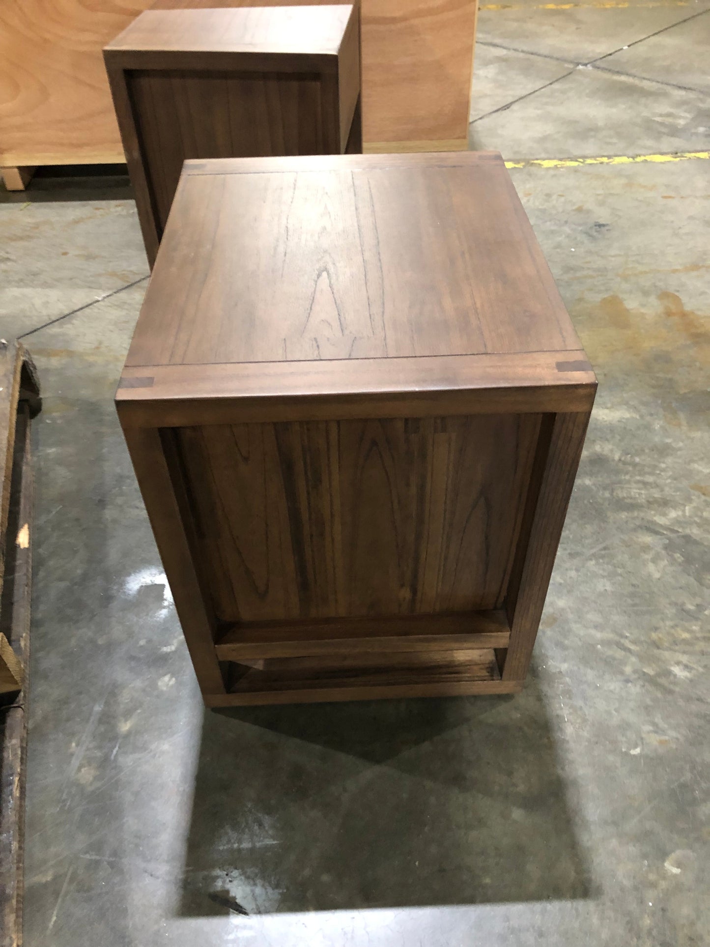 Hubertt Bedside Table 1 Drawer Walnut