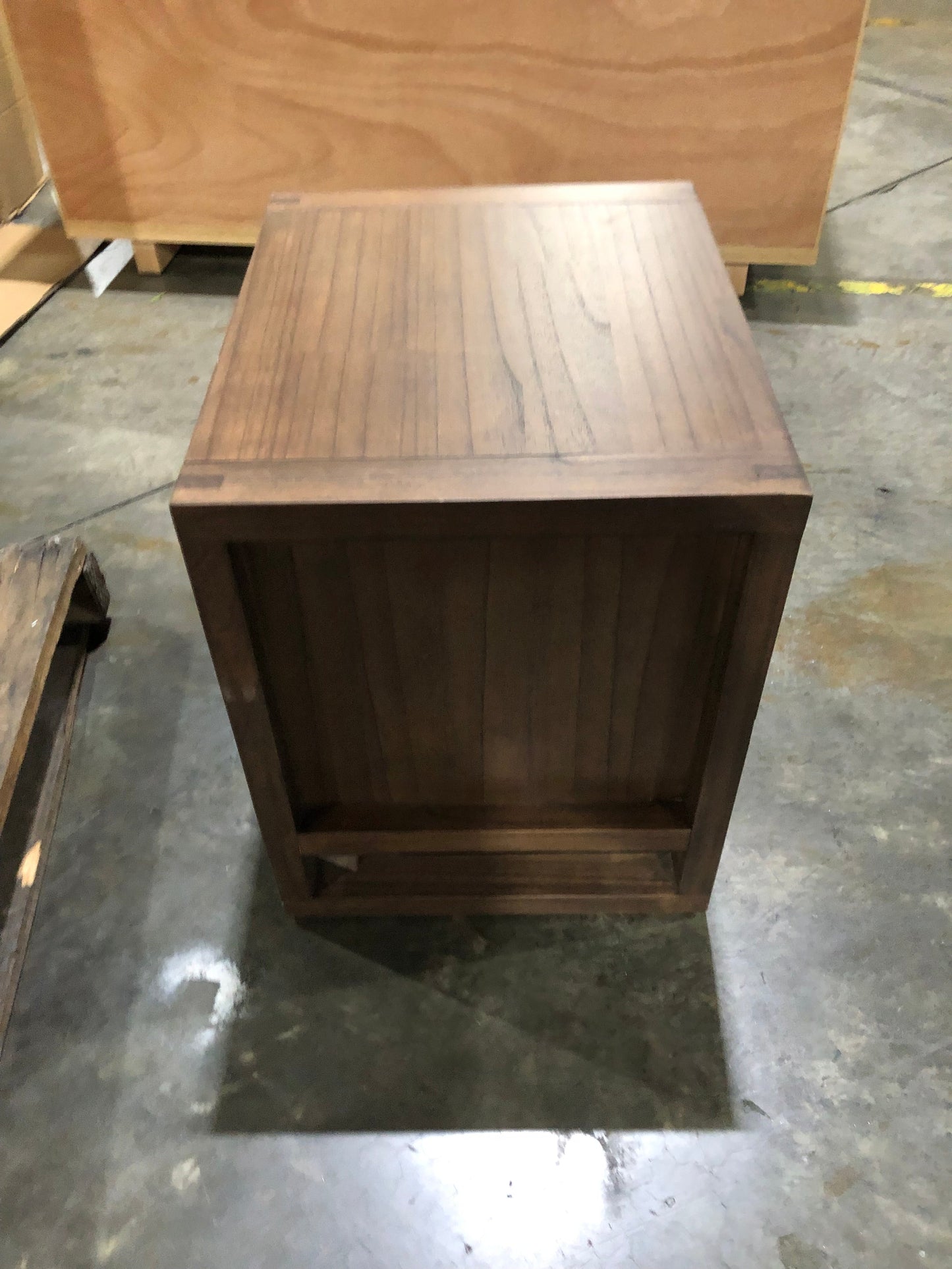 Hubertt Bedside Table 1 Drawer Walnut